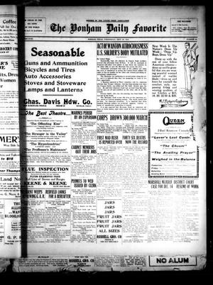 The Bonham Daily Favorite (Bonham, Tex.), Vol. 18, No. 49, Ed. 1 Wednesday, September 29, 1915