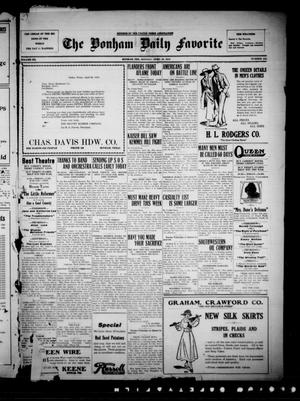 The Bonham Daily Favorite (Bonham, Tex.), Vol. 20, No. 232, Ed. 1 Monday, April 29, 1918
