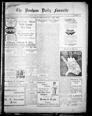 The Bonham Daily Favorite (Bonham, Tex.), Vol. 12, No. 235, Ed. 1 Wednesday, June 1, 1910