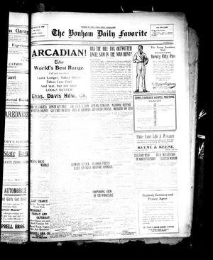The Bonham Daily Favorite (Bonham, Tex.), Vol. 18, No. 210, Ed. 1 Wednesday, April 5, 1916