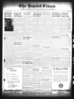 The Deport Times (Deport, Tex.), Vol. 38, No. 21, Ed. 1 Thursday, June 27, 1946