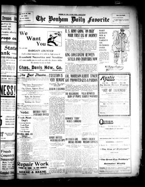 The Bonham Daily Favorite (Bonham, Tex.), Vol. 18, No. 93, Ed. 1 Friday, November 19, 1915
