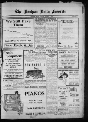 The Bonham Daily Favorite (Bonham, Tex.), Vol. 15, No. 60, Ed. 1 Monday, October 7, 1912