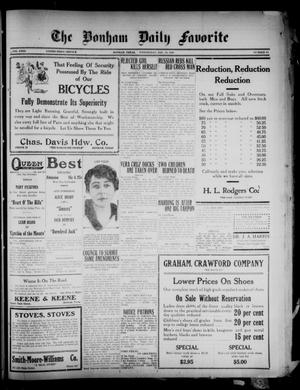 The Bonham Daily Favorite (Bonham, Tex.), Vol. 23, No. 84, Ed. 1 Wednesday, November 10, 1920