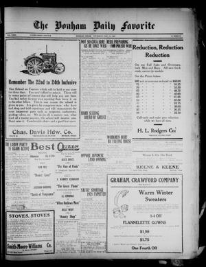 The Bonham Daily Favorite (Bonham, Tex.), Vol. 23, No. 91, Ed. 1 Thursday, November 18, 1920
