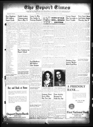 The Deport Times (Deport, Tex.), Vol. 38, No. 14, Ed. 1 Thursday, May 9, 1946