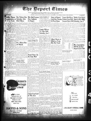 The Deport Times (Deport, Tex.), Vol. 40, No. 48, Ed. 1 Thursday, December 30, 1948