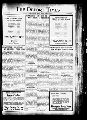 The Deport Times (Deport, Tex.), Vol. 16, No. 11, Ed. 1 Friday, April 18, 1924