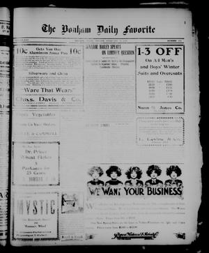 The Bonham Daily Favorite (Bonham, Tex.), Vol. 13, No. 172, Ed. 1 Monday, February 13, 1911