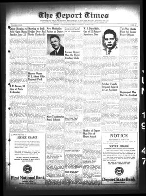 The Deport Times (Deport, Tex.), Vol. 39, No. 20, Ed. 1 Thursday, June 19, 1947