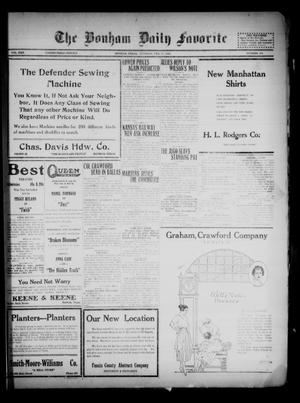 The Bonham Daily Favorite (Bonham, Tex.), Vol. 22, No. 169, Ed. 1 Tuesday, February 17, 1920