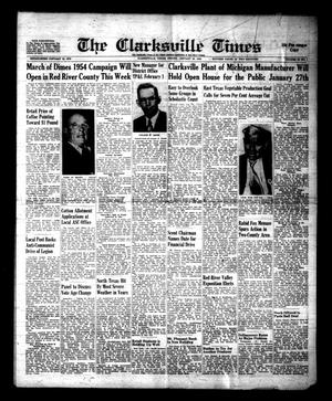 Primary view of object titled 'The Clarksville Times (Clarksville, Tex.), Vol. 82, No. 1, Ed. 1 Friday, January 22, 1954'.