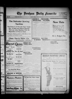 The Bonham Daily Favorite (Bonham, Tex.), Vol. 22, No. 174, Ed. 1 Monday, February 23, 1920