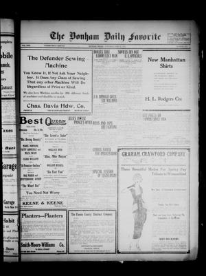 The Bonham Daily Favorite (Bonham, Tex.), Vol. 22, No. 173, Ed. 1 Saturday, February 21, 1920