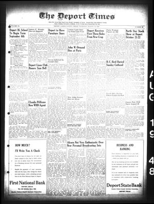 The Deport Times (Deport, Tex.), Vol. 40, No. 29, Ed. 1 Thursday, August 19, 1948