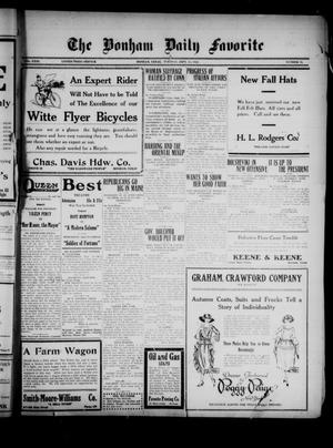 The Bonham Daily Favorite (Bonham, Tex.), Vol. 23, No. 35, Ed. 1 Tuesday, September 14, 1920