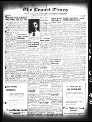 The Deport Times (Deport, Tex.), Vol. 40, No. 18, Ed. 1 Thursday, June 3, 1948