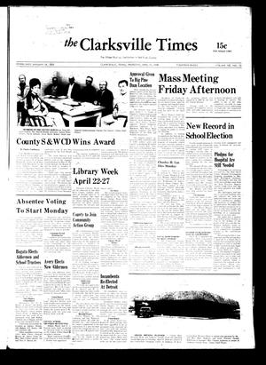 The Clarksville Times (Clarksville, Tex.), Vol. 102, No. 13, Ed. 1 Thursday, April 11, 1974