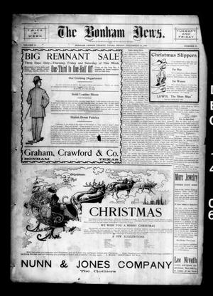 The Bonham News. (Bonham, Tex.), Vol. 41, No. 56, Ed. 1 Friday, December 14, 1906