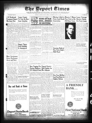 The Deport Times (Deport, Tex.), Vol. 38, No. 10, Ed. 1 Thursday, April 11, 1946