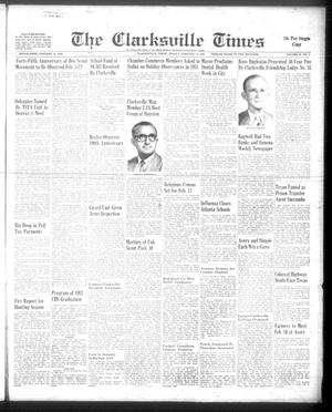 Primary view of object titled 'The Clarksville Times (Clarksville, Tex.), Vol. 83, No. 4, Ed. 1 Friday, February 4, 1955'.