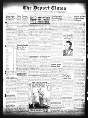 The Deport Times (Deport, Tex.), Vol. 38, No. 11, Ed. 1 Thursday, April 18, 1946