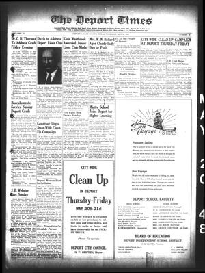 The Deport Times (Deport, Tex.), Vol. 40, No. 16, Ed. 1 Thursday, May 20, 1948