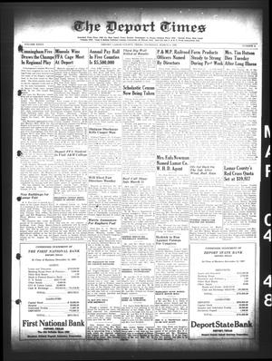 The Deport Times (Deport, Tex.), Vol. 40, No. 5, Ed. 1 Thursday, March 4, 1948