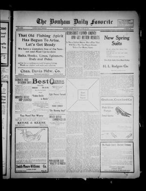 The Bonham Daily Favorite (Bonham, Tex.), Vol. 22, No. 196, Ed. 1 Saturday, March 20, 1920