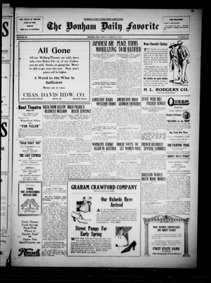 The Bonham Daily Favorite (Bonham, Tex.), Vol. 20, No. 194, Ed. 1 Friday, March 15, 1918