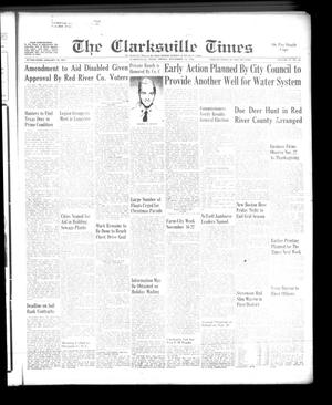 The Clarksville Times (Clarksville, Tex.), Vol. 83, No. 46, Ed. 1 Friday, November 16, 1956