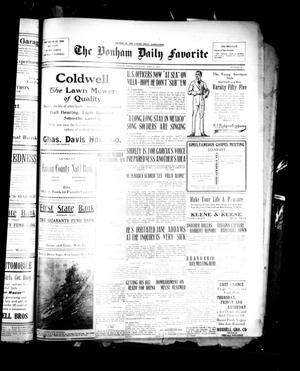 The Bonham Daily Favorite (Bonham, Tex.), Vol. 18, No. 211, Ed. 1 Thursday, April 6, 1916