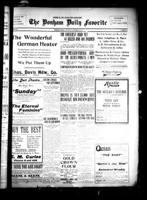 The Bonham Daily Favorite (Bonham, Tex.), Vol. 18, No. 62, Ed. 1 Thursday, October 14, 1915