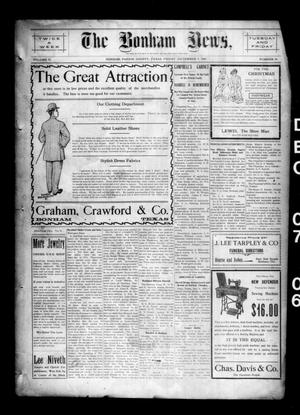 The Bonham News. (Bonham, Tex.), Vol. 41, No. 54, Ed. 1 Friday, December 7, 1906