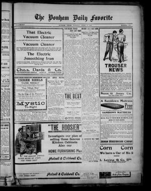 The Bonham Daily Favorite (Bonham, Tex.), Vol. 14, No. 218, Ed. 1 Tuesday, April 9, 1912