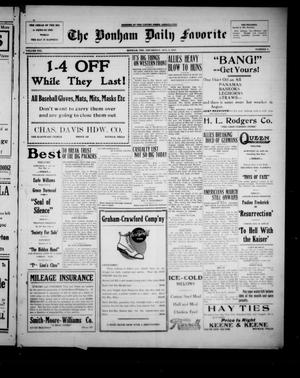The Bonham Daily Favorite (Bonham, Tex.), Vol. 21, No. 6, Ed. 1 Thursday, August 8, 1918