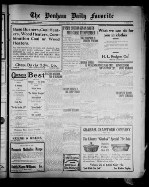 The Bonham Daily Favorite (Bonham, Tex.), Vol. 23, No. 69, Ed. 1 Saturday, October 23, 1920