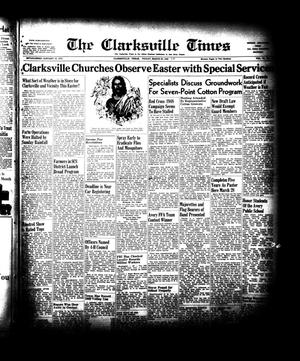 Primary view of object titled 'The Clarksville Times (Clarksville, Tex.), Vol. 76, No. [10], Ed. 1 Friday, March 26, 1948'.