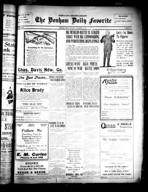 The Bonham Daily Favorite (Bonham, Tex.), Vol. 18, No. 77, Ed. 1 Monday, November 1, 1915