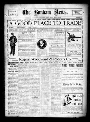The Bonham News. (Bonham, Tex.), Vol. 40, No. 86, Ed. 1 Friday, March 30, 1906