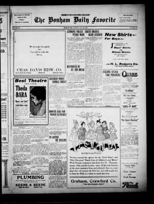 The Bonham Daily Favorite (Bonham, Tex.), Vol. 20, No. 155, Ed. 1 Tuesday, January 29, 1918