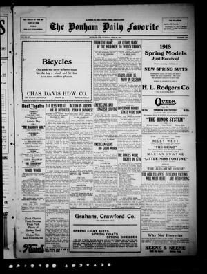 The Bonham Daily Favorite (Bonham, Tex.), Vol. 20, No. 179, Ed. 1 Tuesday, February 26, 1918