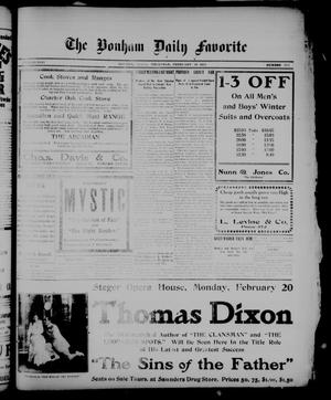 The Bonham Daily Favorite (Bonham, Tex.), Vol. 13, No. 175, Ed. 1 Thursday, February 16, 1911
