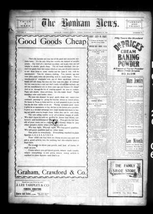 The Bonham News. (Bonham, Tex.), Vol. 41, No. 49, Ed. 1 Tuesday, November 20, 1906