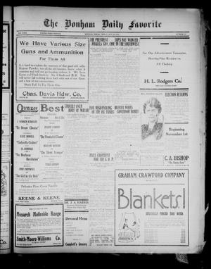The Bonham Daily Favorite (Bonham, Tex.), Vol. 23, No. 74, Ed. 1 Friday, October 29, 1920