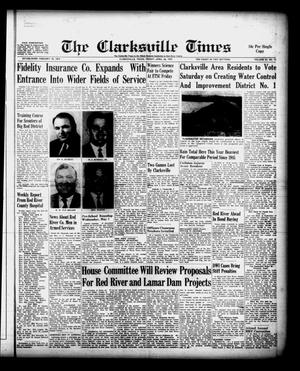 Primary view of object titled 'The Clarksville Times (Clarksville, Tex.), Vol. 85, No. 15, Ed. 1 Friday, April 26, 1957'.
