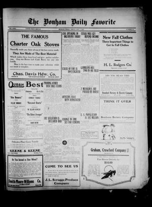 The Bonham Daily Favorite (Bonham, Tex.), Vol. 23, No. 50, Ed. 1 Friday, October 1, 1920