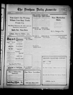 The Bonham Daily Favorite (Bonham, Tex.), Vol. 22, No. 163, Ed. 1 Tuesday, February 10, 1920