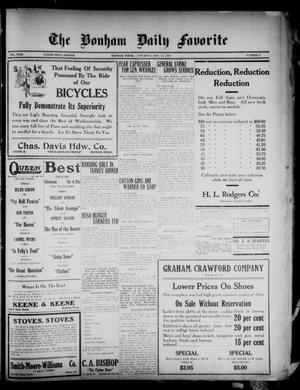 The Bonham Daily Favorite (Bonham, Tex.), Vol. 23, No. 87, Ed. 1 Saturday, November 13, 1920