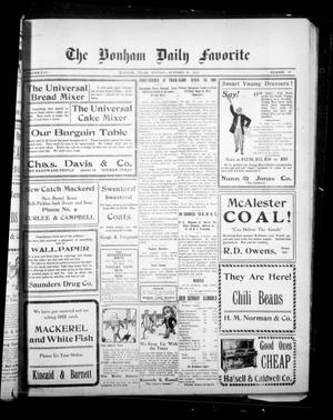 The Bonham Daily Favorite (Bonham, Tex.), Vol. 13, No. 77, Ed. 1 Monday, October 24, 1910
